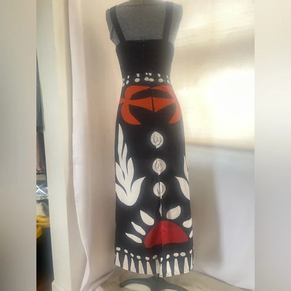 Commense cutout abstract floral maxi NWT - Picture 5 of 11